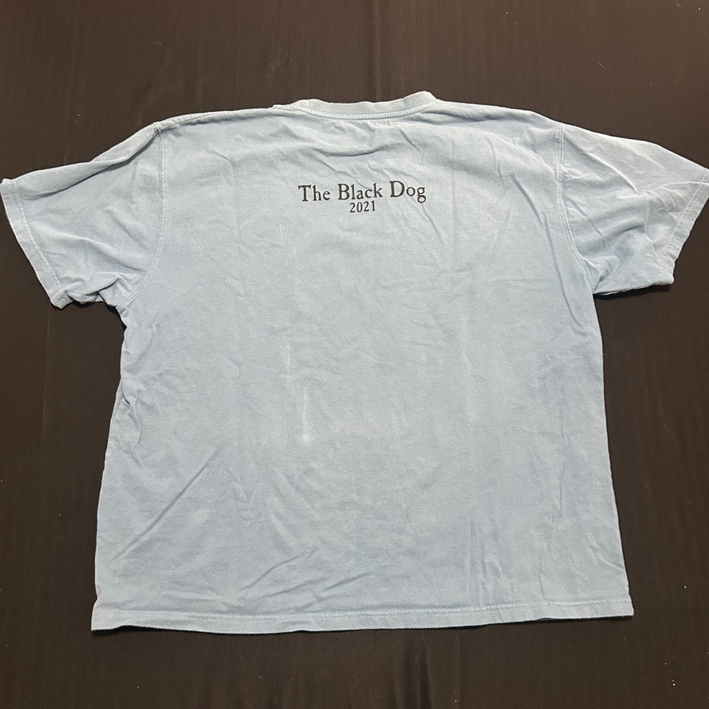The Black Dog 50th Anniversary Limited Edition T-Shirt Blue XXL 2021 Graphic - Picture 5 of 7